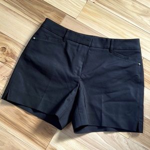WHBM black dressy shorts - Size 6